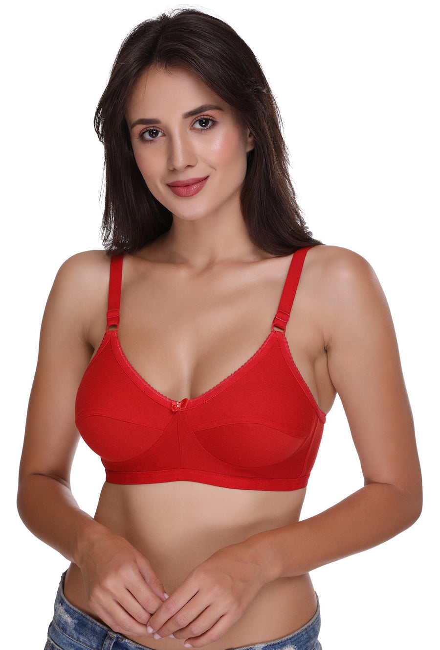 Sona Women Bra,T-Shirt Bra, Seamed Bra, Sona H04 Ladies Bra LINGERIE,SONAEBUY, Red