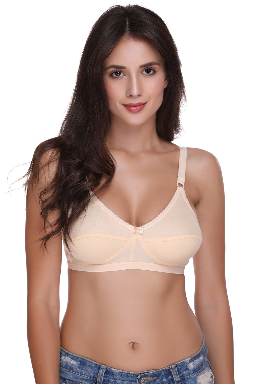 Sona Women Bra , Sonaebuy, Sona, Plus Size Bra, Minimizer Bra, T-Shirt Bra, H-04, Hoisery Cotton Bra, Skin
