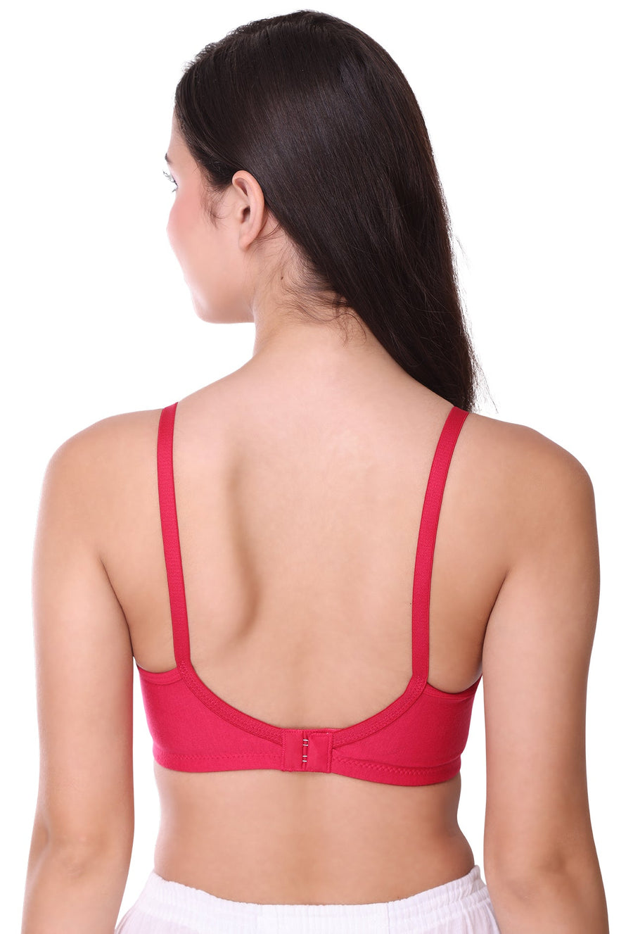 Sona Women Bra ,T-Shirt Bra, Seamed Bra, Sona  H 07, LINGERIE, SONAEBUY, Hoisery Cotton Bra, Non Wired Bra, T-Shirt Bra, H-Pink, Hot-Pink