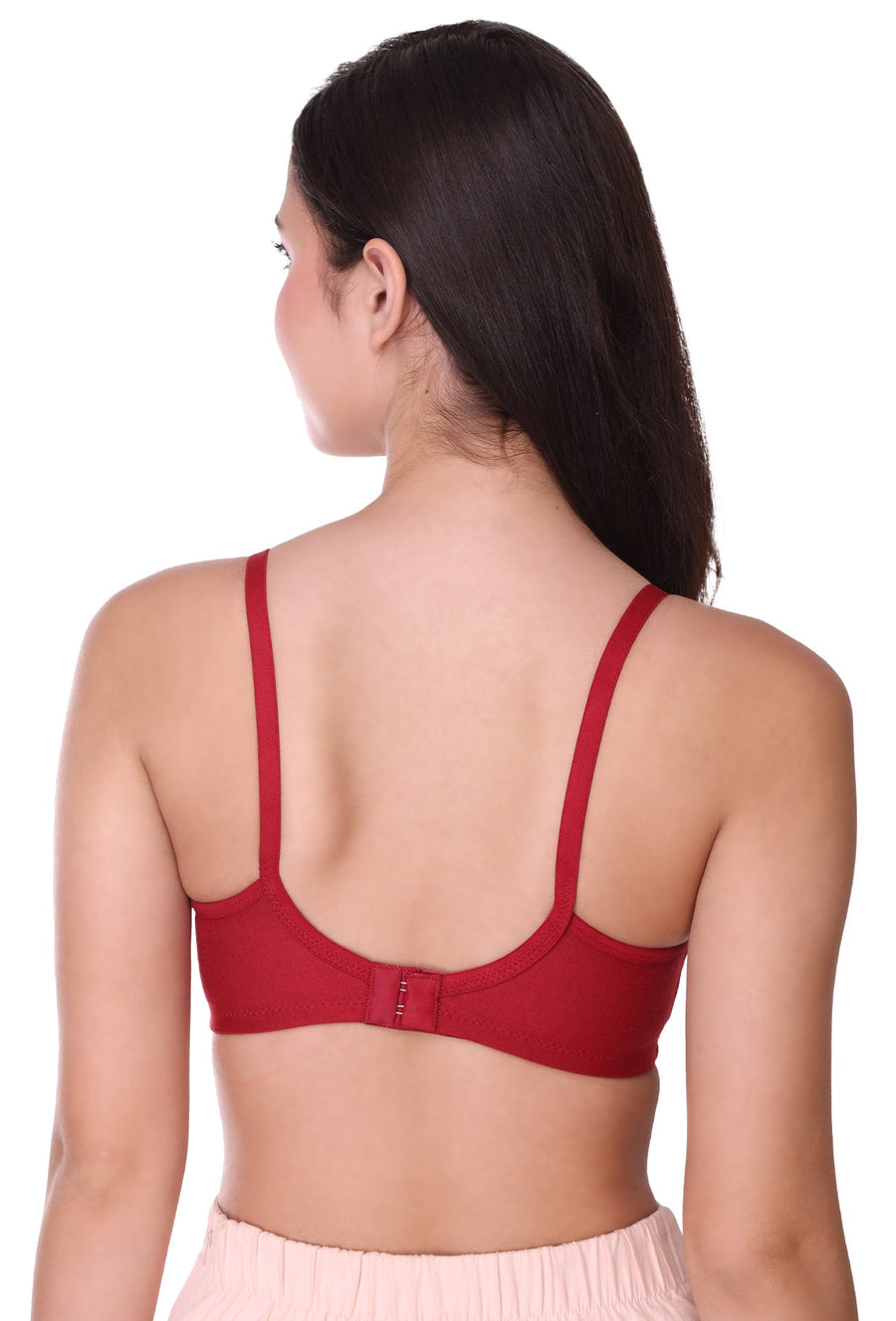 Sona Women Bra ,T-Shirt Bra, Seamed Bra, Sona  H 07, LINGERIE, SONAEBUY, Hoisery Cotton Bra, Non Wired Bra, T-Shirt Bra, Maroon