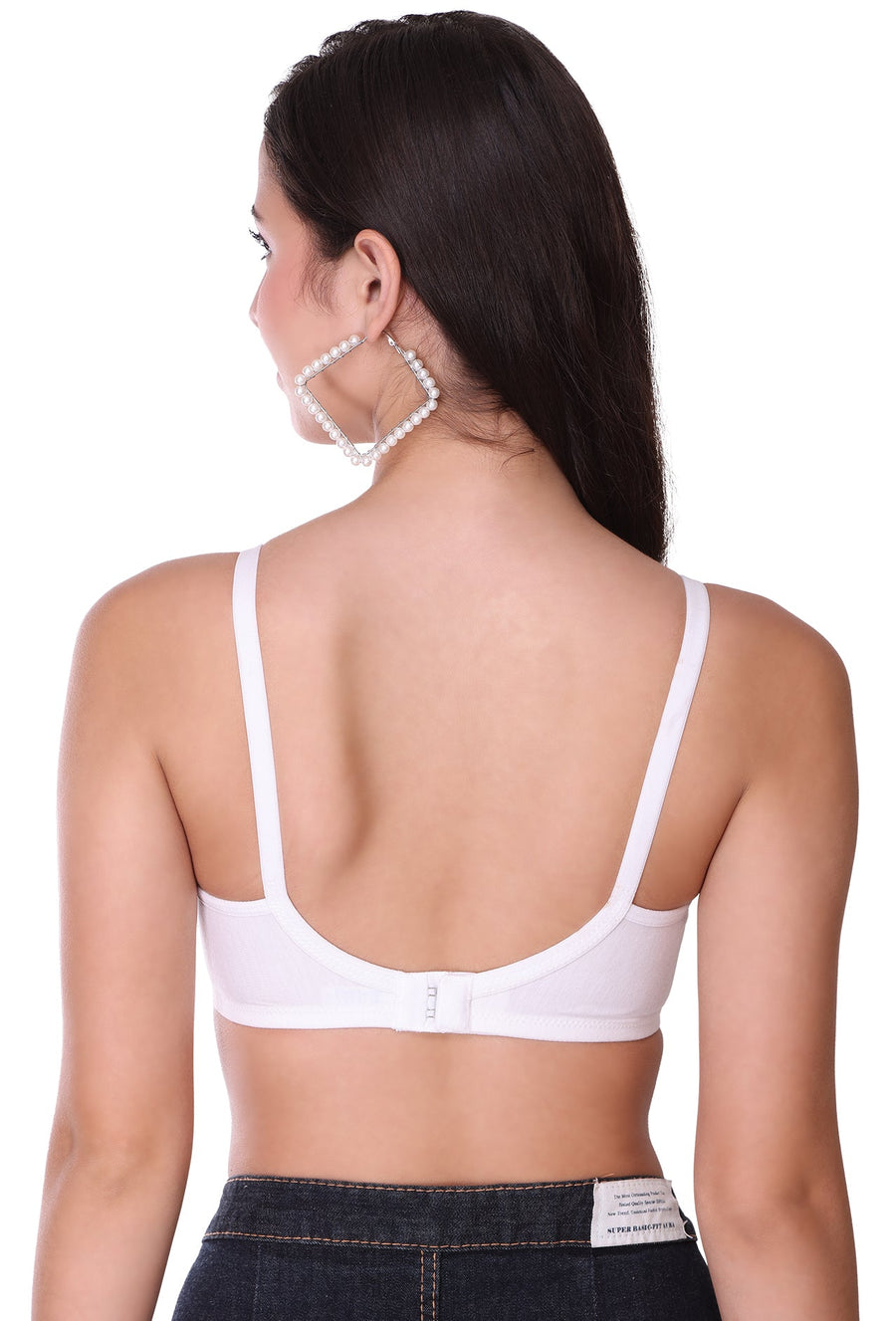 Sona Women Bra ,T-Shirt Bra, Seamed Bra, Sona  H 07, LINGERIE, SONAEBUY, Hoisery Cotton Bra, Non Wired Bra, T-Shirt Bra, White
