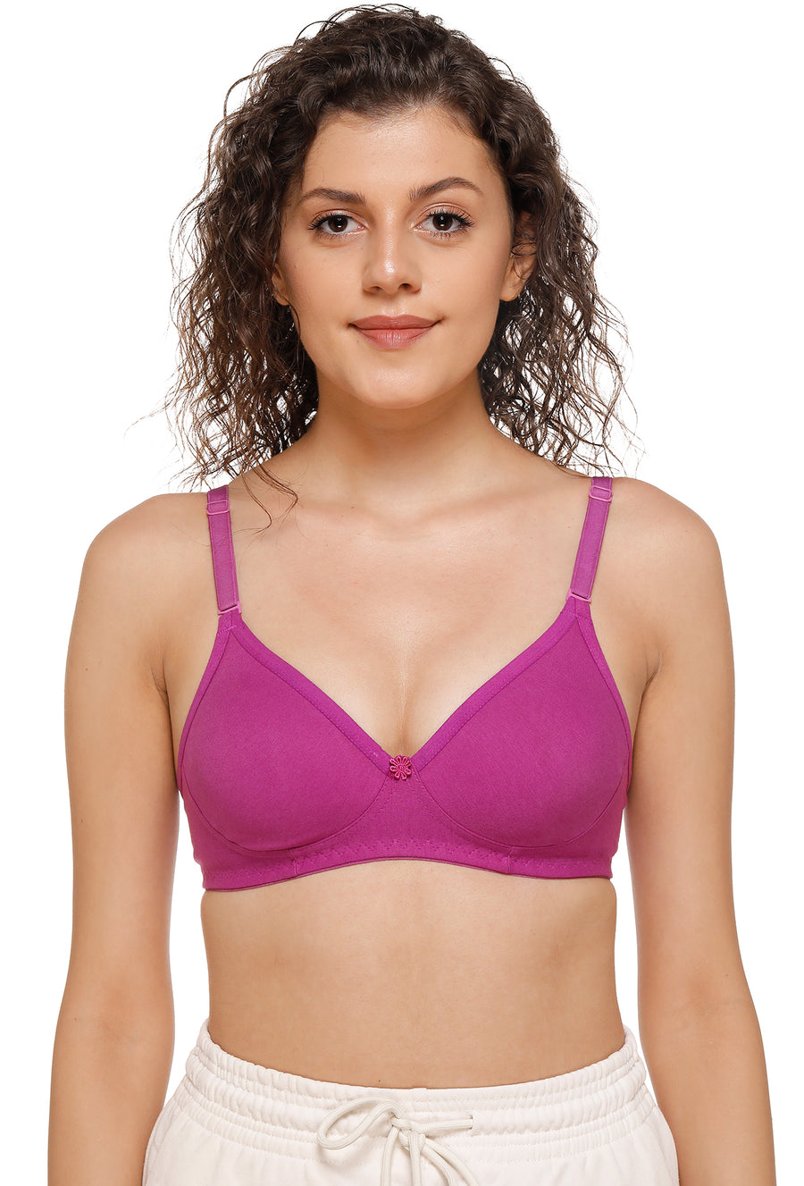 Sona Women Bra ,T-Shirt Bra, Seamless Bra, Sona  M1001, LINGERIE,SONAEBUY, Hoisery Cotton Bra, Multiway Bra, Non Wired Bra, Wine
