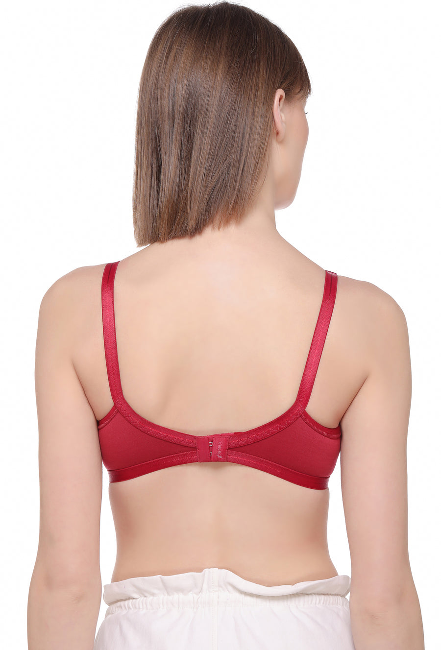 Sona Women Bra ,Sona M1003, Plain T-shirt Bra, Cotton Non padded T-Shirt Bra, LINGERIE,SONAEBUY, Maroon