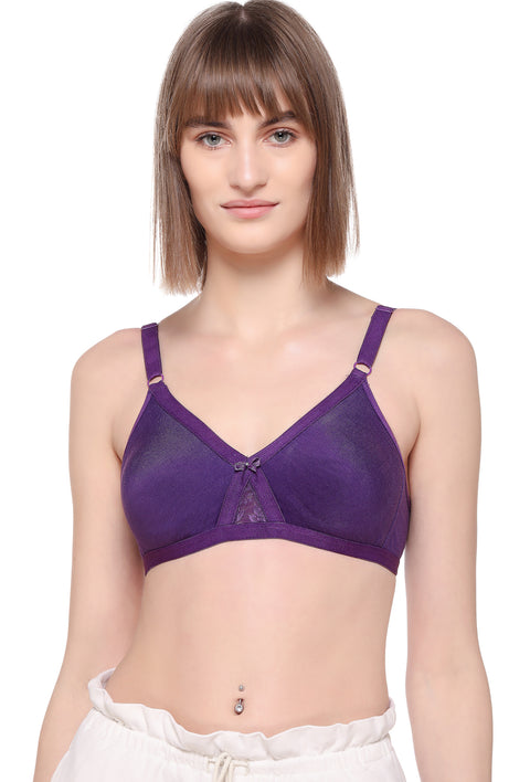 Buy Sona M1003 Non padded Non Wired Comfortable Cotton T-Shirt Bra