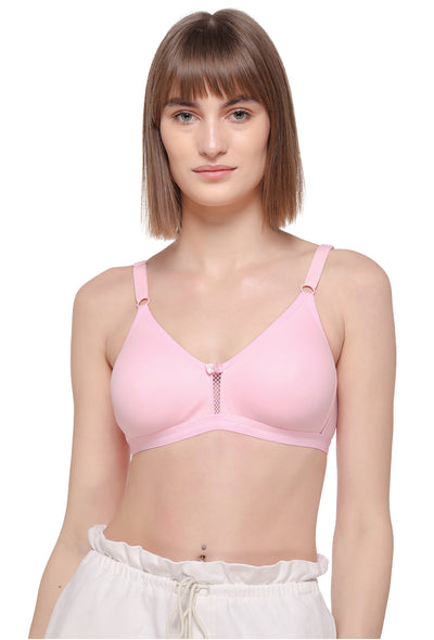 Buy Sona Lingerie Women's Non-Wired Bra (SLG-Perfecto WNE-SKN-RED