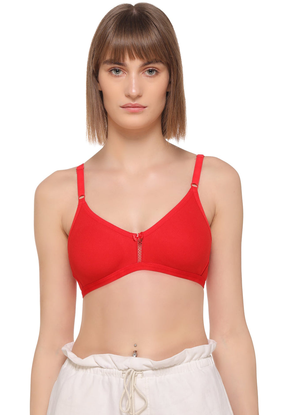 Sona Women Bra ,T-Shirt Bra, Seamless Bra, Sona  M1020, LINGERIE,SONAEBUY, Hoisery Cotton Bra, Non Wired Bra, Red