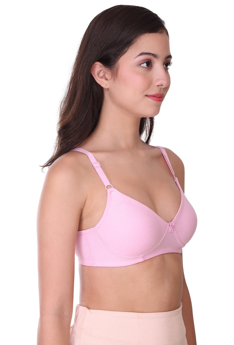 Sona Women Bra ,T-Shirt Bra, Seamless Bra, Sona  M1023, LINGERIE, SONAEBUY, Hoisery Cotton Bra, Non Wired Bra, T-Shirt Bra, B-Pink