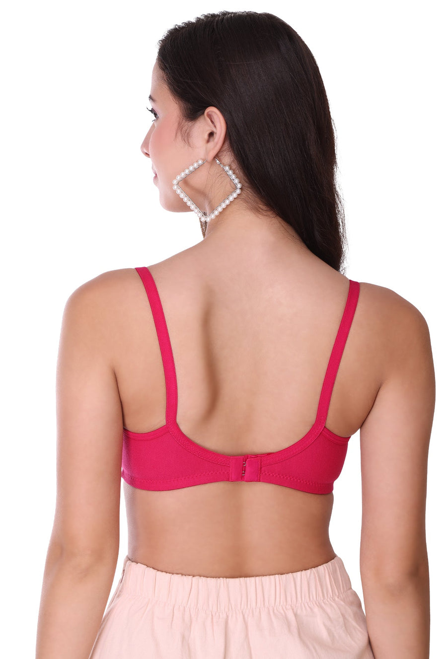 Sona Women Bra ,T-Shirt Bra, Seamless Bra, Sona  M1023, LINGERIE, SONAEBUY, Hoisery Cotton Bra, Non Wired Bra, T-Shirt Bra, H-Pink