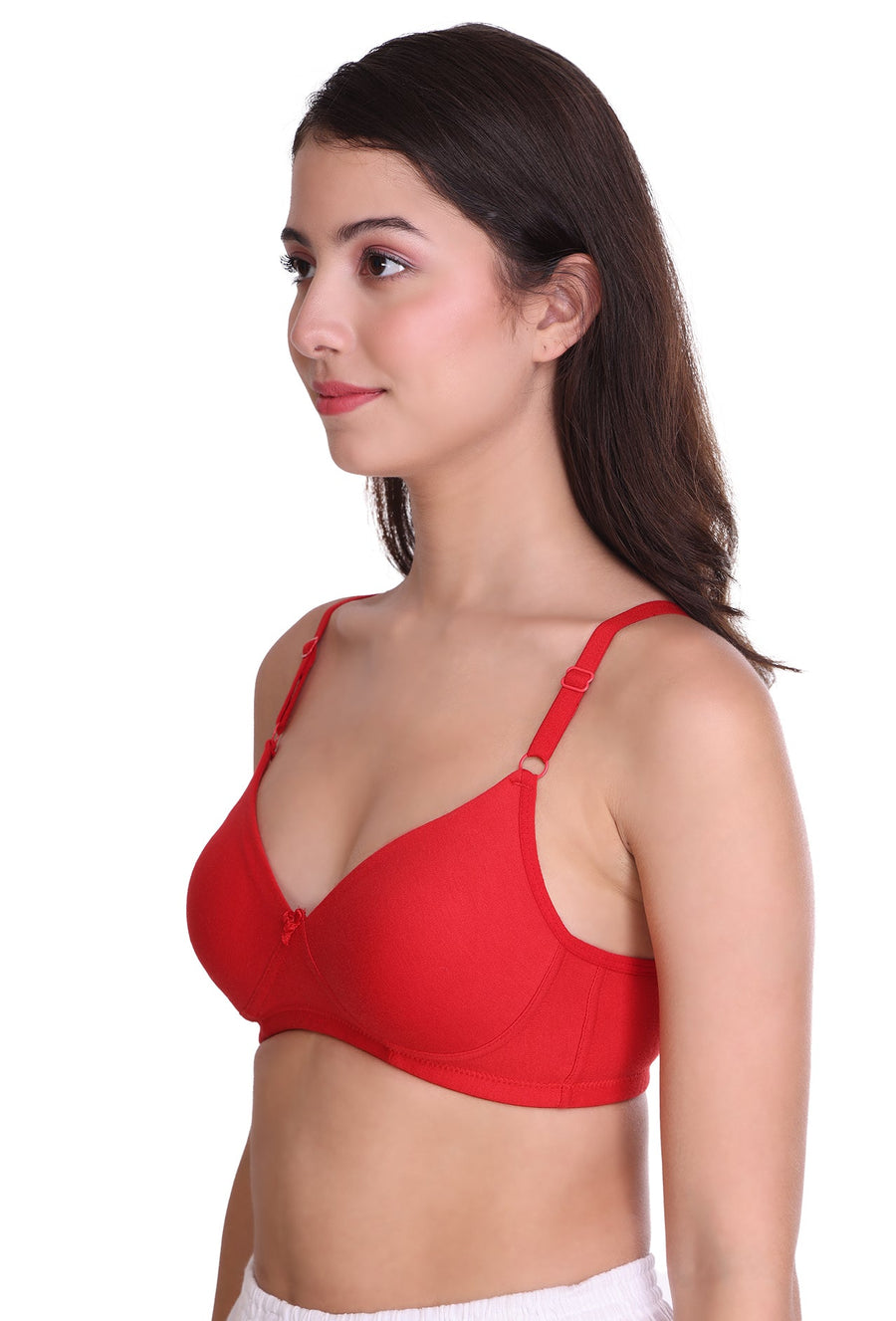 Sona Women Bra ,T-Shirt Bra, Seamless Bra, Sona  M1023, LINGERIE, SONAEBUY, Hoisery Cotton Bra, Non Wired Bra, T-Shirt Bra, Red