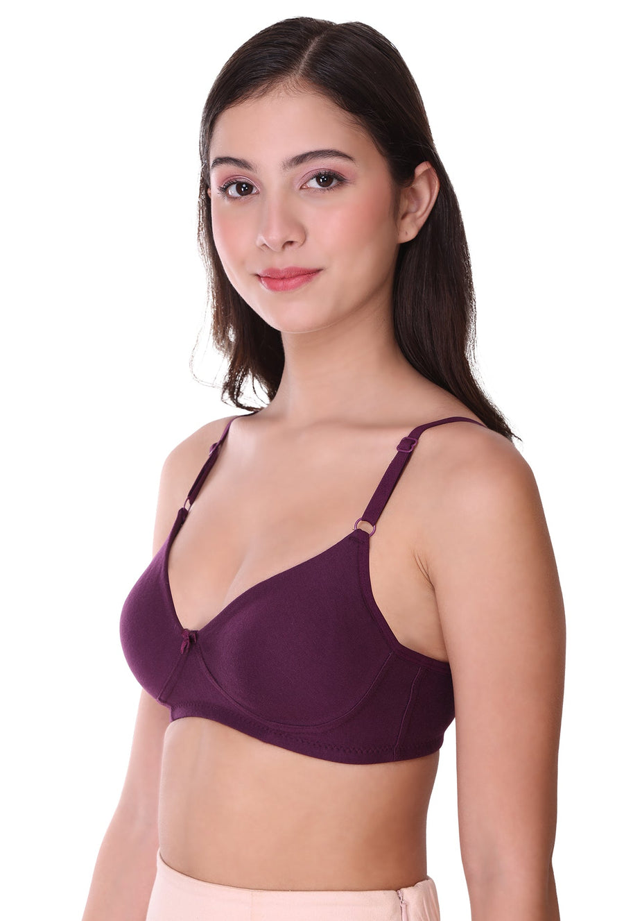 Sona Women Bra ,T-Shirt Bra, Seamless Bra, Sona  M1023, LINGERIE, SONAEBUY, Hoisery Cotton Bra, Non Wired Bra, T-Shirt Bra, Wine