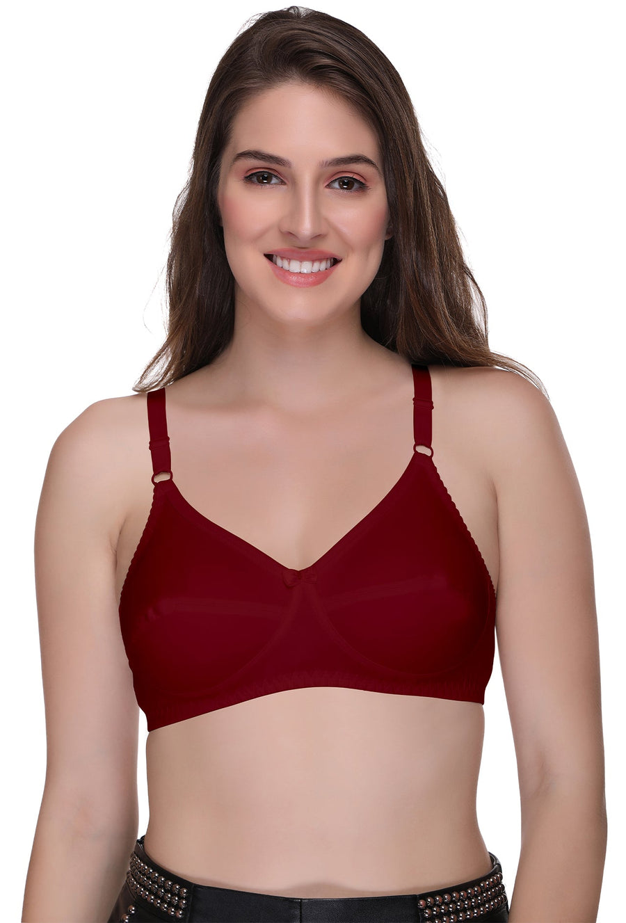 Sona Women Bra , Cotton Bra, Minimizer Bra, Full Coverage Bra, Sona Bra, Sonaebuy, Sweety, Maroon