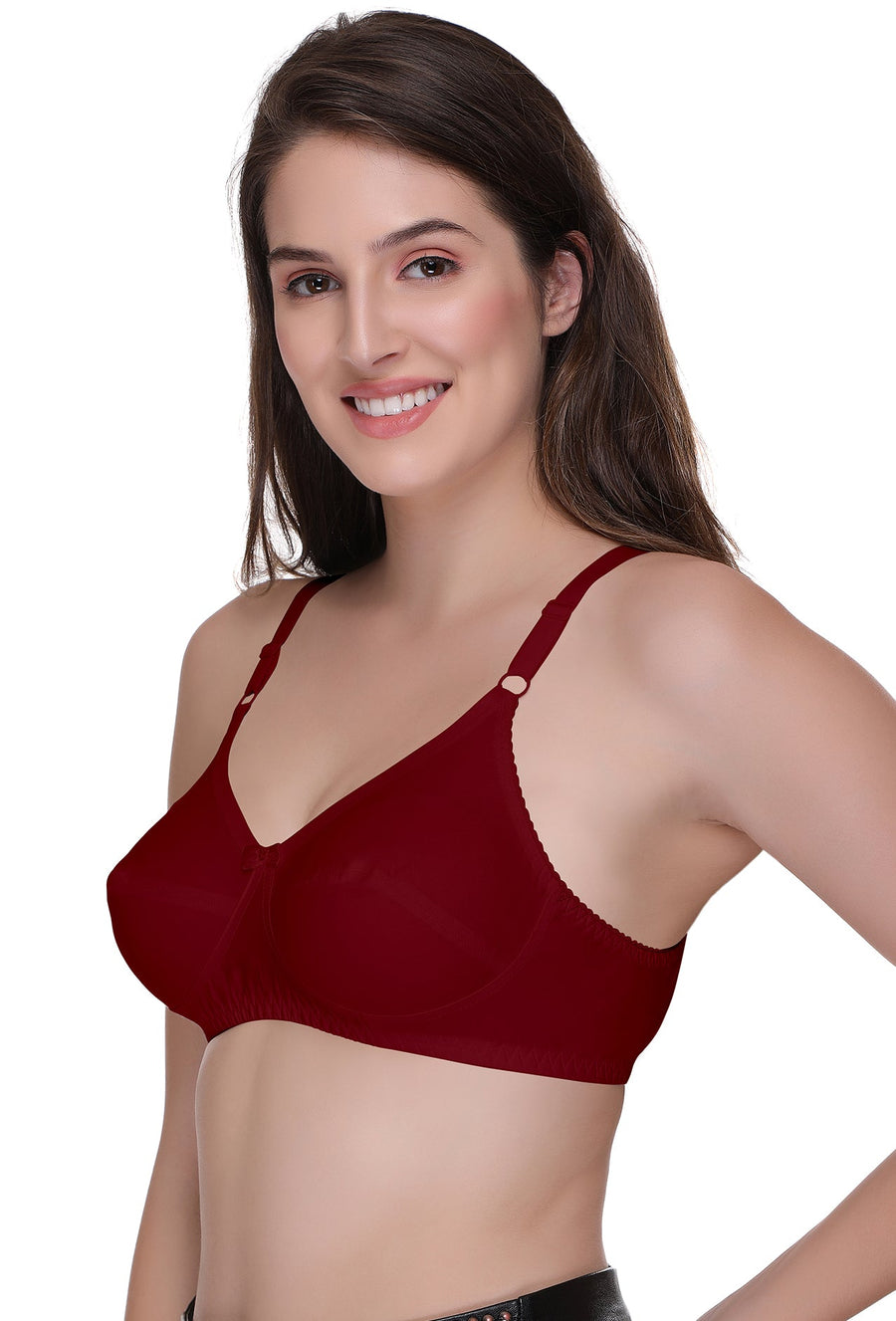 Sona Women Bra , Cotton Bra, Minimizer Bra, Full Coverage Bra, Sona Bra, Sonaebuy, Sweety, Maroon