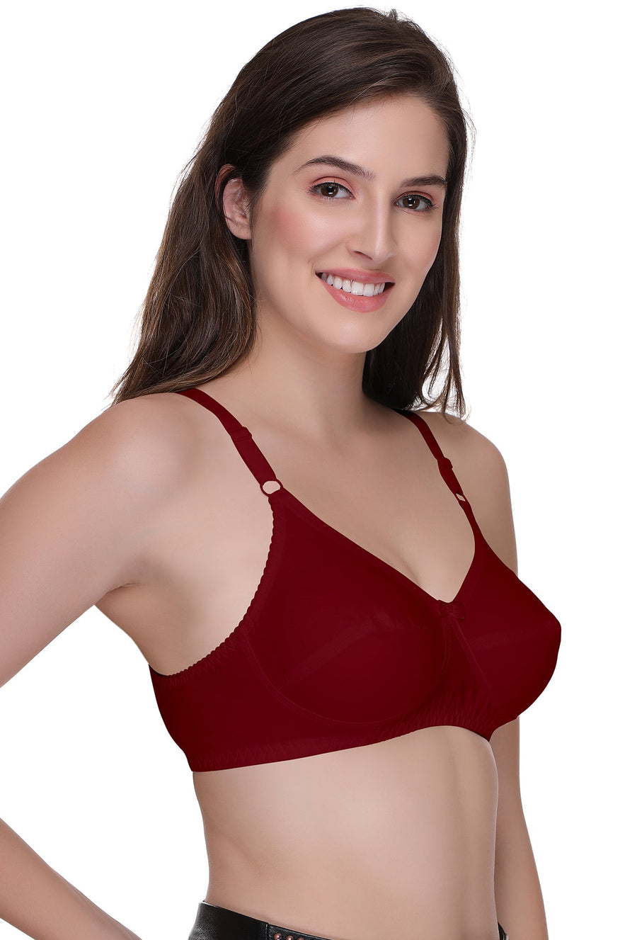 Sona Women Bra , Cotton Bra, Minimizer Bra, Full Coverage Bra, Sona Bra, Sonaebuy, Sweety, Maroon