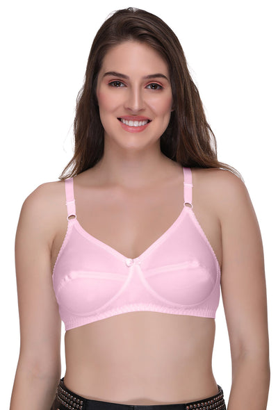 Buy Sona Lingerie Women's Non-Wired Bra (SLG-Perfecto-MRN-BLK-PNK-SKN_Maroon-Black-Pink-Skin_38)  at