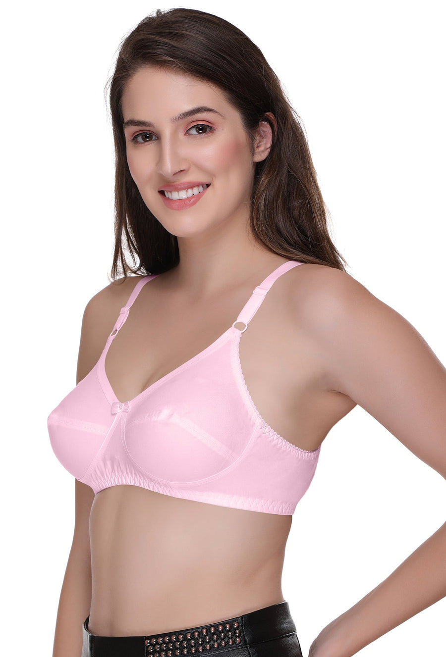 Sona Women Bra , Cotton Bra, Minimizer Bra, Full Coverage Bra, Sona Bra, Sonaebuy, Sweety, Baby Pink