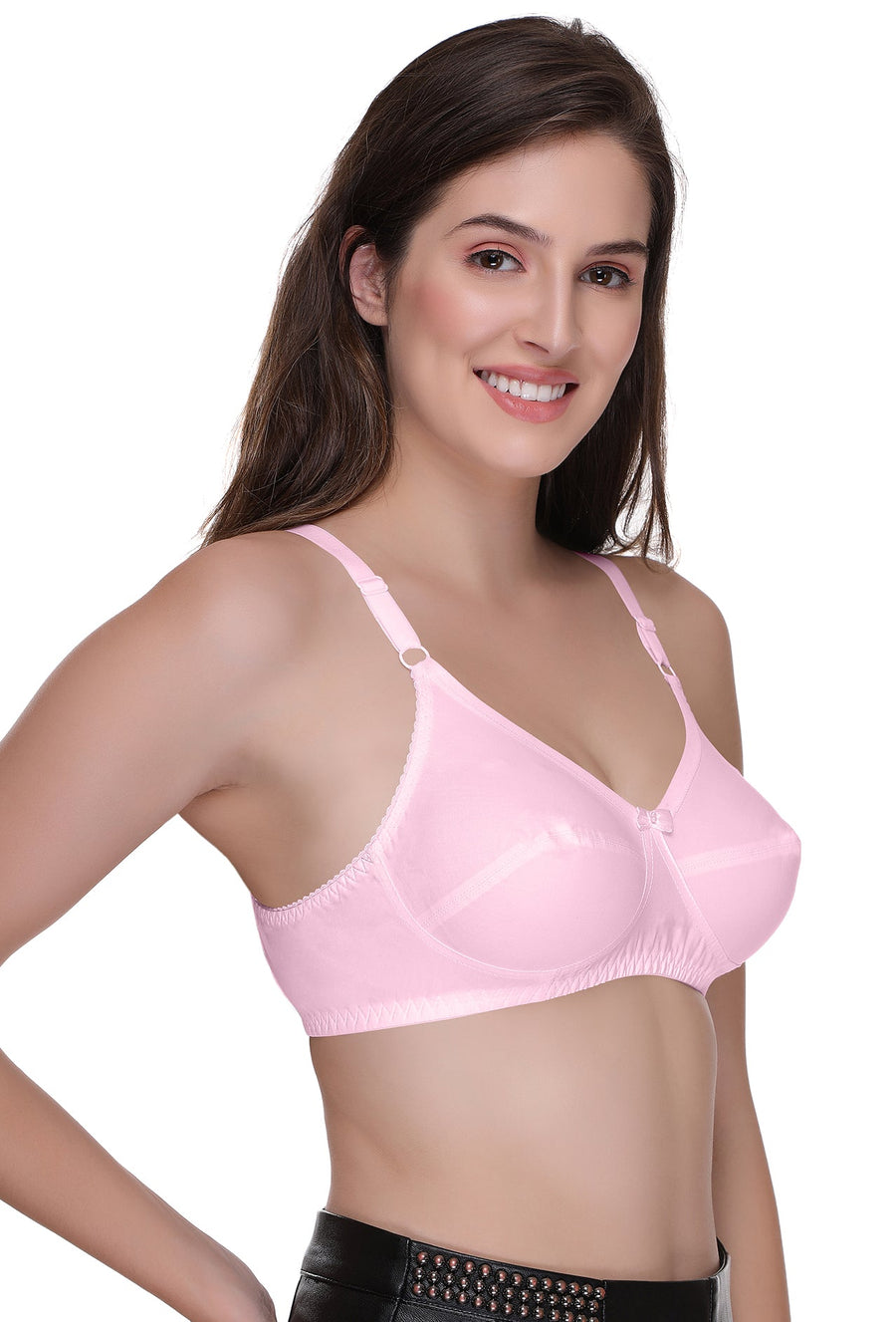 Sona Women Bra , Cotton Bra, Minimizer Bra, Full Coverage Bra, Sona Bra, Sonaebuy, Sweety, Baby Pink