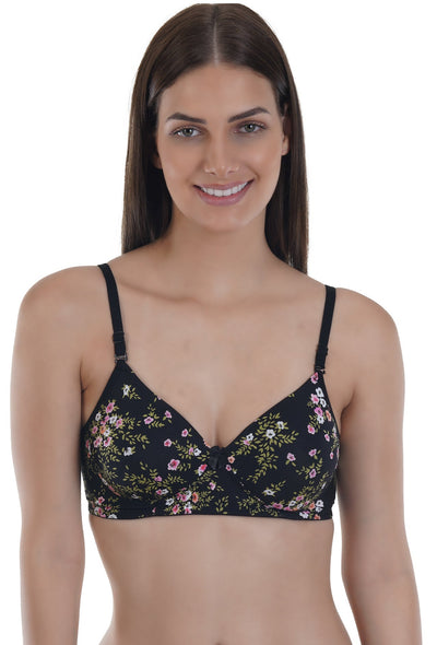 Buy Dazzle DB520 Women's Seamless Padded Bra-Mgrey for Women Online in India