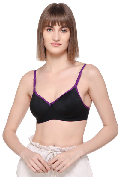 SONA M1007 Seamless Thin Strap Non Padded Women T-Shirt Bra - Buy