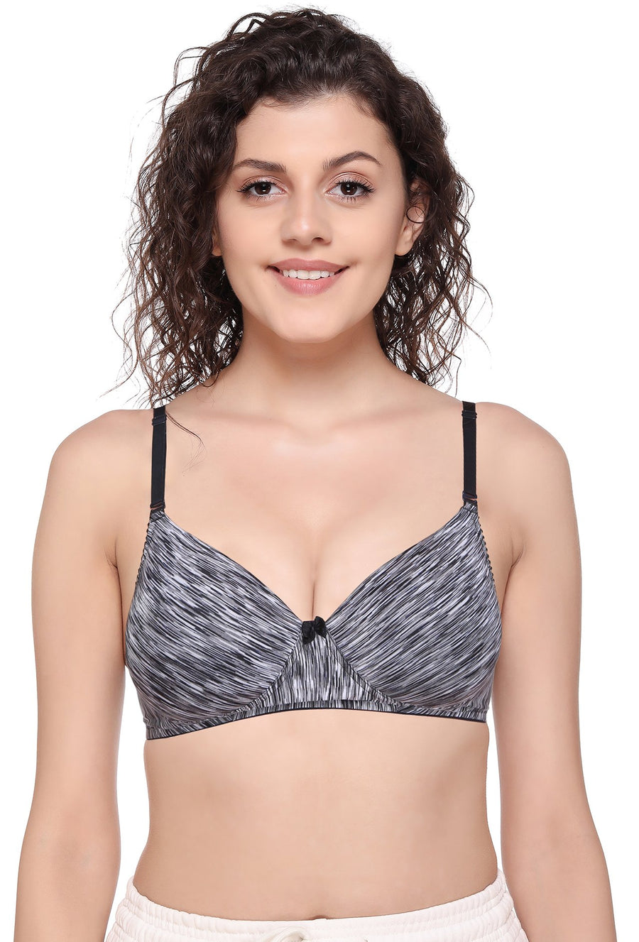 Sona Women Padded Bra, LINGERIE,SONAEBUY, SA 55, Lightly padded Bra, Multiway T-Shirt Bra, Black
