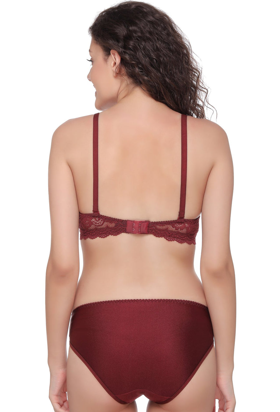 Sona Women Bra Panty Set, lace Bra, Bralette Bra, 5502 LINGERIE,SONAEBUY, D-Brown