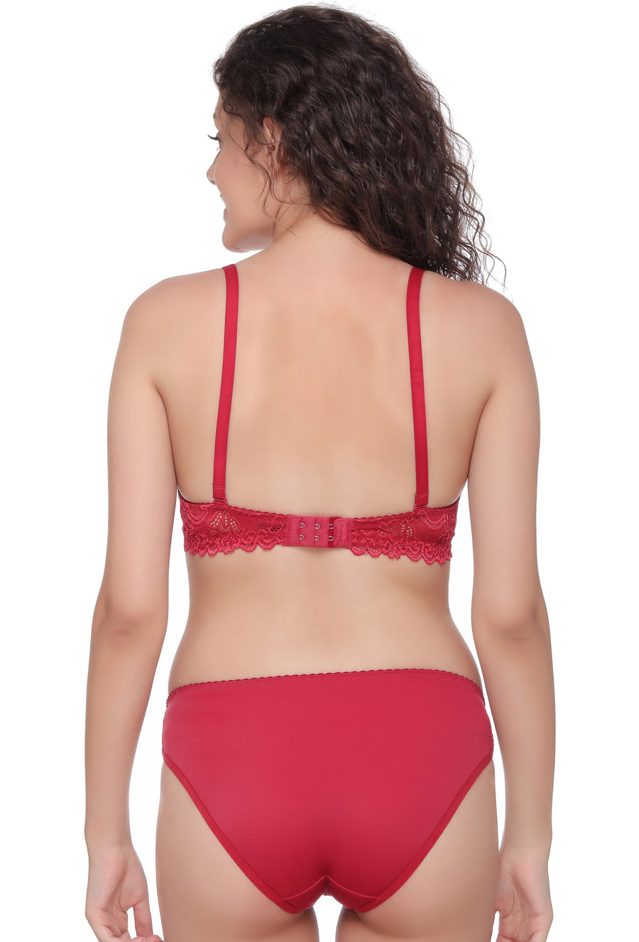 Sona Women Bra Panty Set, lace Bra, Bralette Bra, 5503 LINGERIE,SONAEBUY, Maroon