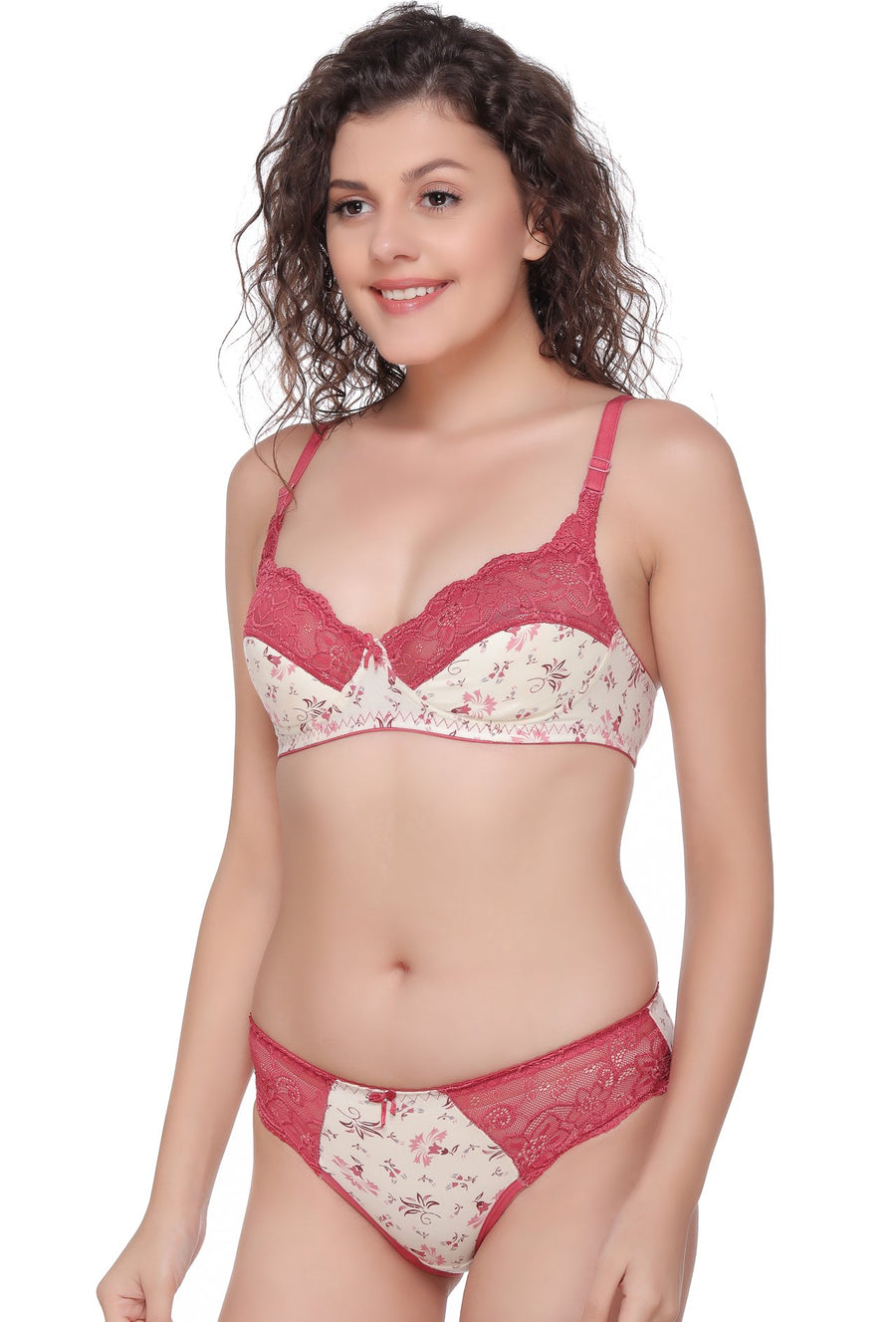 Sona Women Bra Panty Set, lace Bra, Bralette Bra,5505 LINGERIE,SONAEBUY, Rust
