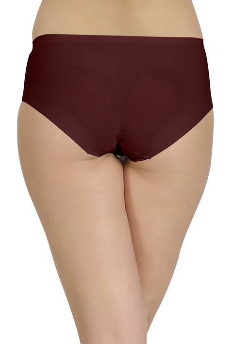 Buy online Brown Nylon Hipster Panty from lingerie for Women by