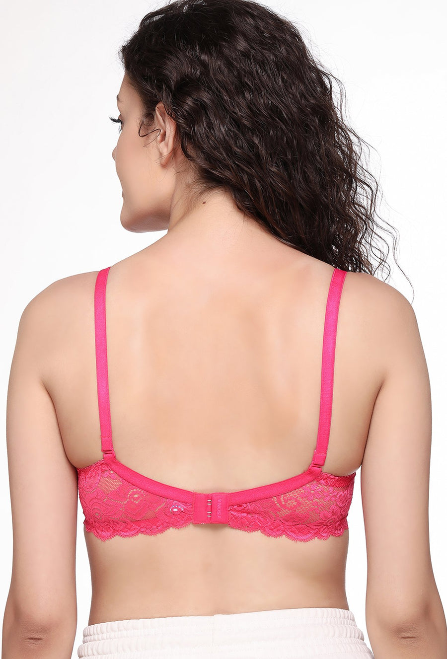 Sona Women Bra,Lace Bra, Bralette Bra, Bridal Bra, Underwired Bra, LINGERIE,SONAEBUY, SL004, Hot Pink
