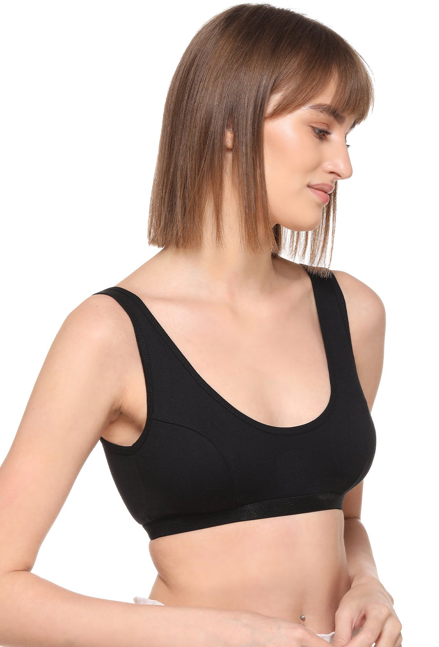 Sona Women Bra ,Sports Bra, Gym Bra, High Impact Bra, Exercise Bra, SONAEBUY, Sport Bra 010, Black