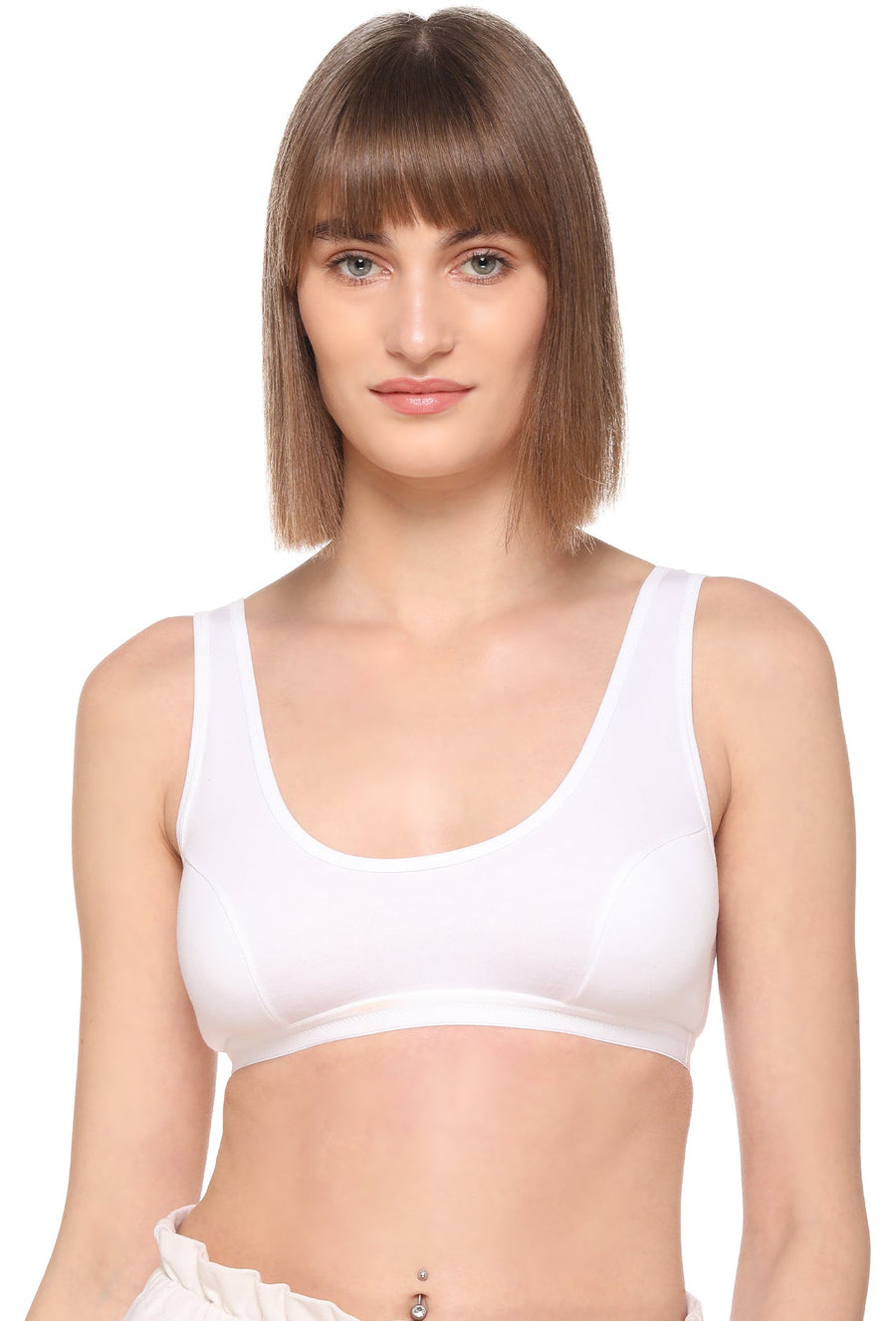 Sona Women Bra ,Sports Bra, Gym Bra, High Impact Bra, Exercise Bra, SONAEBUY, Sport Bra 010, White