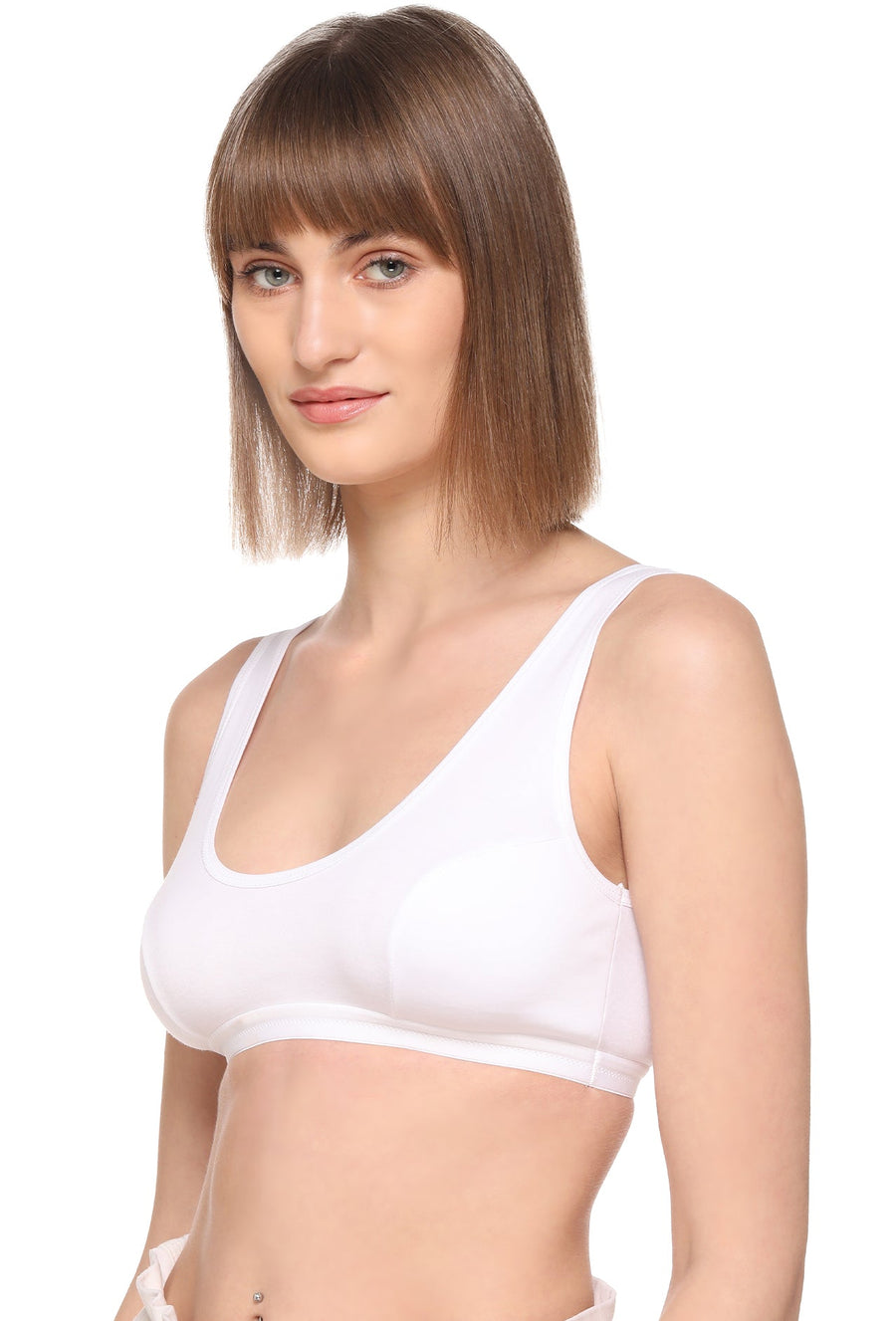 Sona Women Bra ,Sports Bra, Gym Bra, High Impact Bra, Exercise Bra, SONAEBUY, Sport Bra 010, White