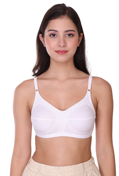 SONA Women's Perfecto Cotton Non Padded Wirefree Full Coverage Bra  (Skin_30B) Pack of 1 : : Clothing, Shoes & Accessories
