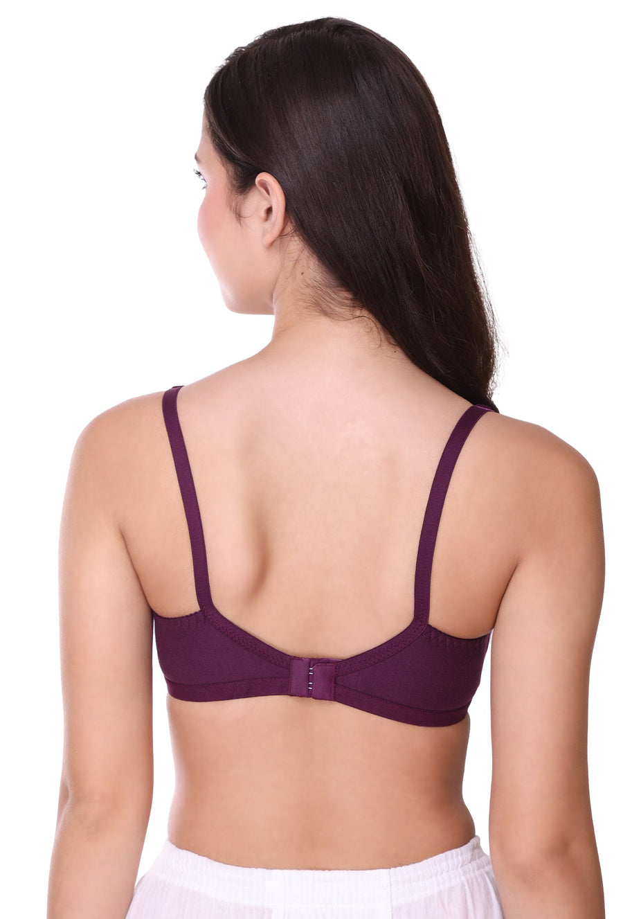 Sona Women Bra ,T-Shirt Bra, Seamed Bra, Sona  Wellfitz, LINGERIE,SONAEBUY, Hoisery Cotton Bra, Non Wired Bra, T-Shirt Bra, Wine