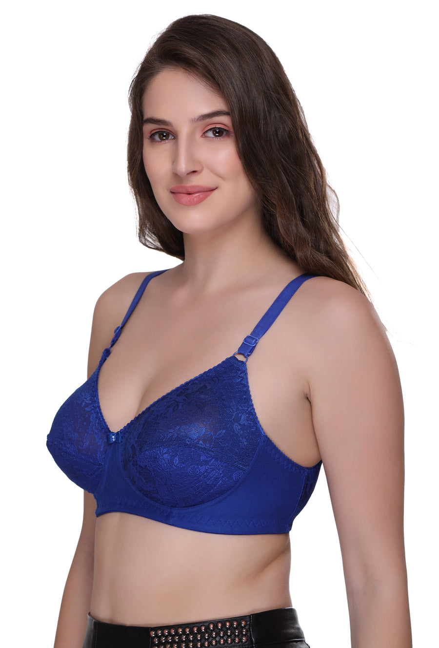 Sona Women Bra , Sonaebuy, Sona, Plus Size Bra, Minimizer Bra, T-Shirt Bra, SL007, Lace Bra, Bridal Bra, Blue