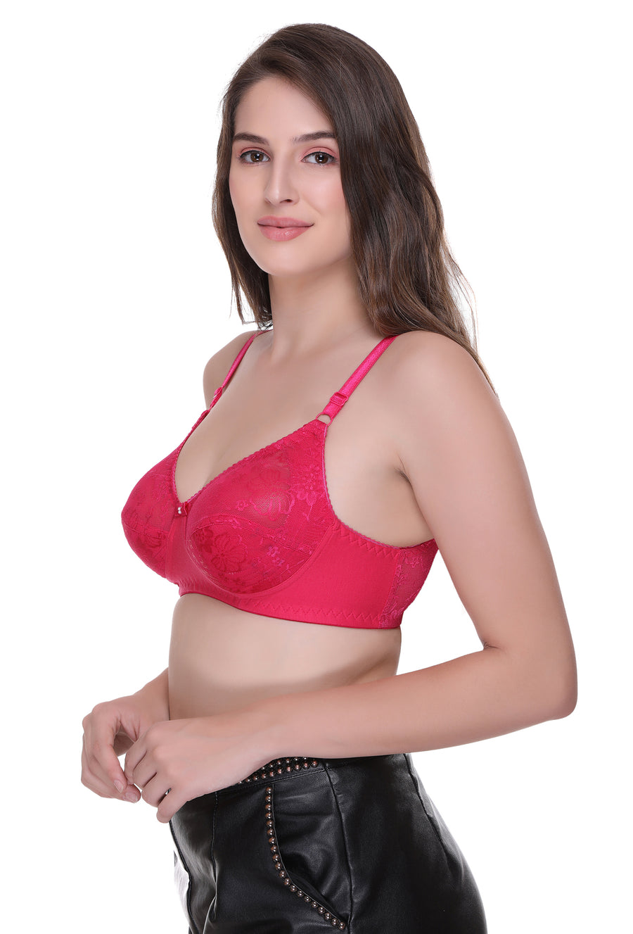 Sona Women Bra , Sonaebuy, Sona, Plus Size Bra, Minimizer Bra, T-Shirt Bra, SL007, Lace Bra, Bridal Bra, Pink