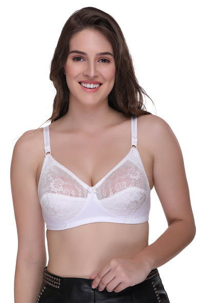 SONA Womens All Day Full Coverage Non Padded Cotton Bra (B-Grey_30B) Pack  of 1 at  Women's Clothing store