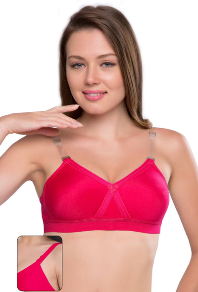 Buy SONA Women's Everyday Ultimate Cotton Straps Full Coverage Non Padded  Non-Wired Cotton Comfortable Stylish Minimizer Bra Online at Best Prices in  India - JioMart.