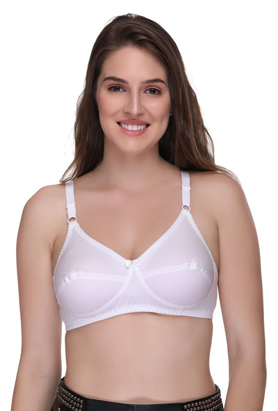 SONA Women's Cotton Perfecto Full Coverage Non-Padded Bra (Assorted_30B)  Pack of 2 at  Women's Clothing store