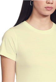 Sona Women T-Shirt, Half Seleves,  ACTIVEWEAR,LINGERIE,APPAREL, SONAEBUY, R-Neck, D-Cream