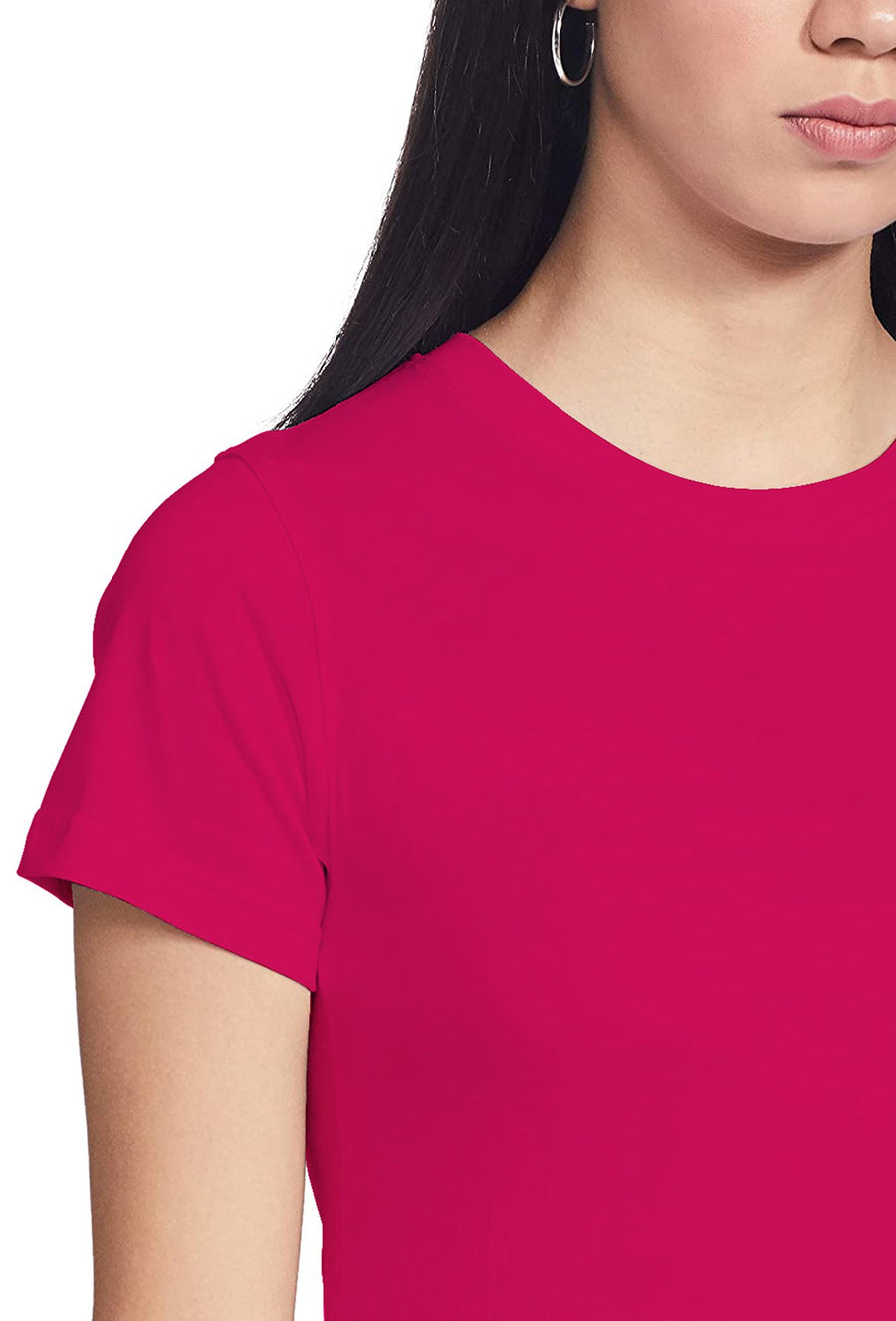 Sona Women T-Shirt, Half Seleves,  ACTIVEWEAR,LINGERIE,APPAREL, SONAEBUY, Round Neck, Rani