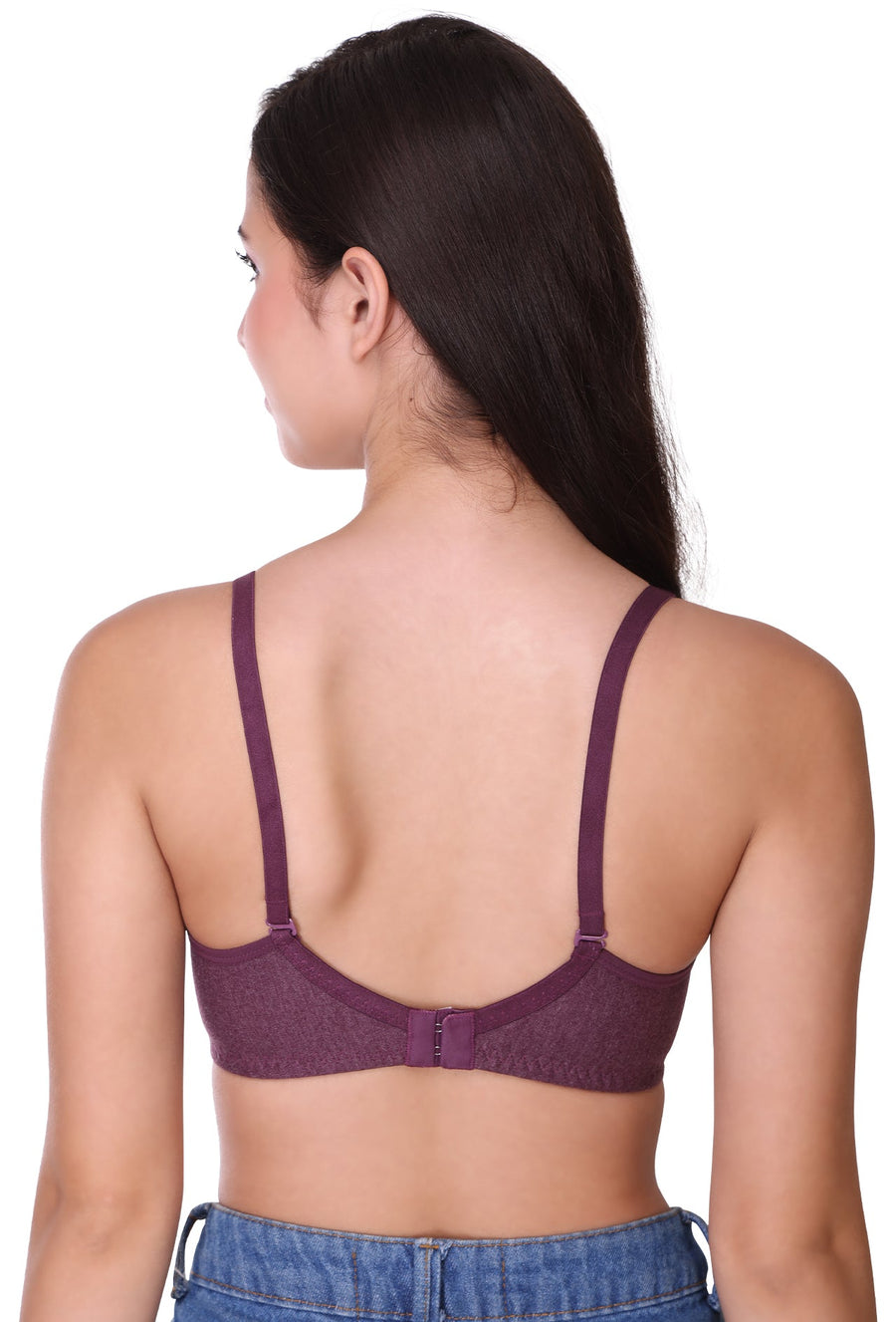 Sona Women Bra ,T-Shirt Bra, Seamed Bra, Sona  All Day, LINGERIE,SONAEBUY, Hoisery Cotton Bra, Non Wired Bra, T-Shirt Bra, Wine