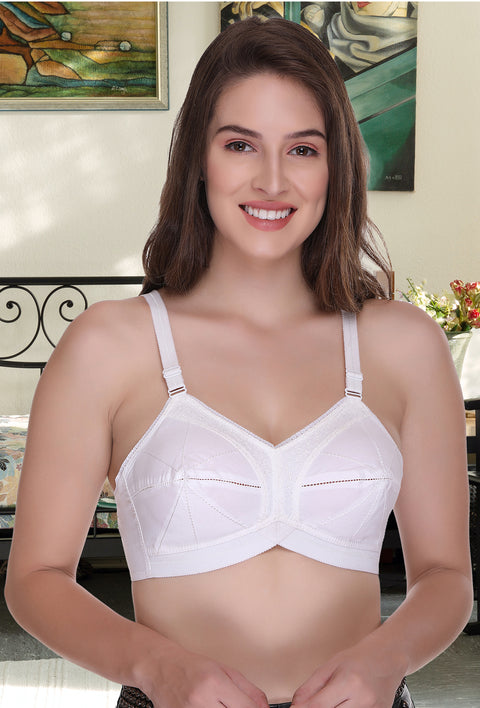 Sona Ultimate Women Cotton Strap Full Coverage Bra (38E) in Azamgarh at  best price by Diva Collection - Justdial