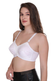 Buy SENSITRA Women's Full Cup Everyday Dream Fit Plus Size Cotton Full  Coverage Non-Wired, Non-Padded Bra for Ample Bust Lines (skin/32D) at